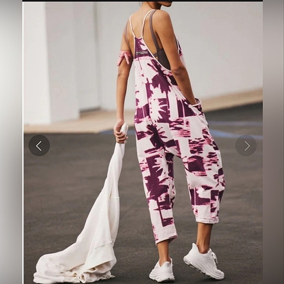 NWT Free People FP Movement Hot Shot Geo Printed Onesie Palm Beach Starry Nights - Picture 5 of 14